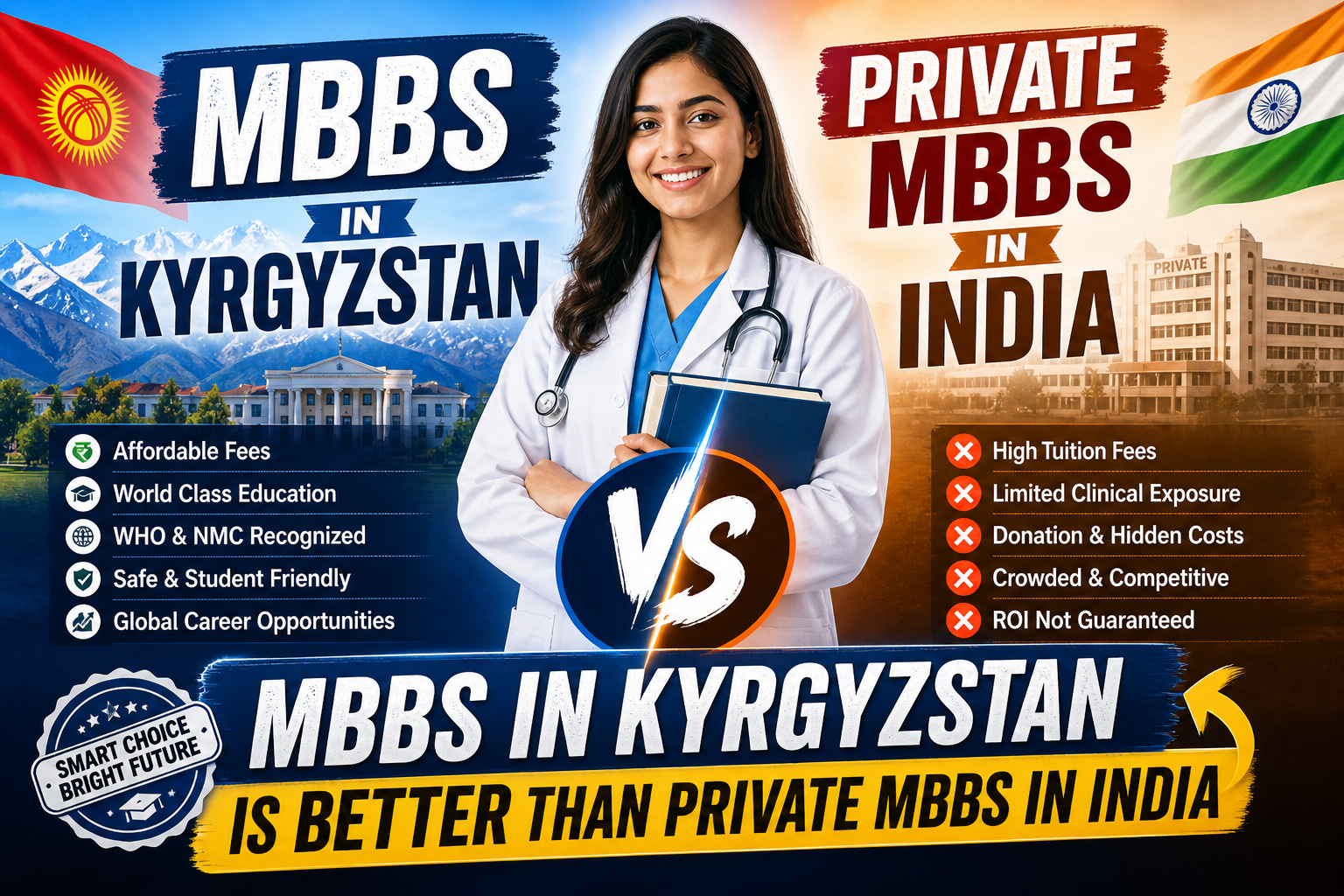 MBBS in Kyrgyzstan is Better Than Private MBBS in India